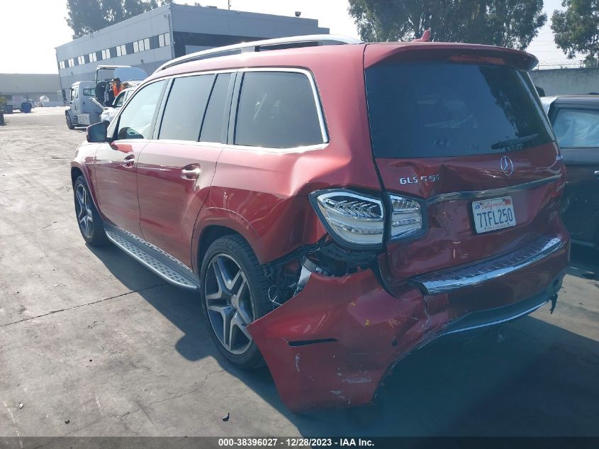 2017 MERCEDES-BENZ GLS 550 550 4MATIC 4JGDF7DE2HA784729