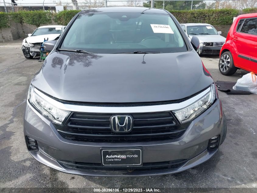 VIN 5FNRL6H82MB021421 2021 HONDA ODYSSEY TOURING