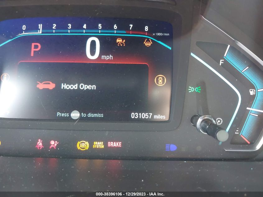 VIN 5FNRL6H82MB021421 2021 HONDA ODYSSEY TOURING