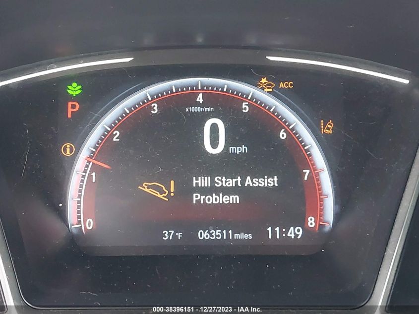 2019 HONDA CIVIC SPORT - 2HGFC2F89KH526718