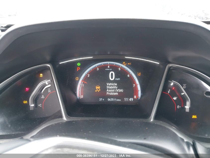 2019 HONDA CIVIC SPORT - 2HGFC2F89KH526718