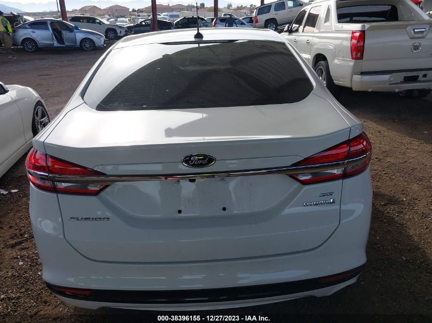 2018 FORD FUSION HYBRID SE HYBRID - 3FA6P0LU7JR173882