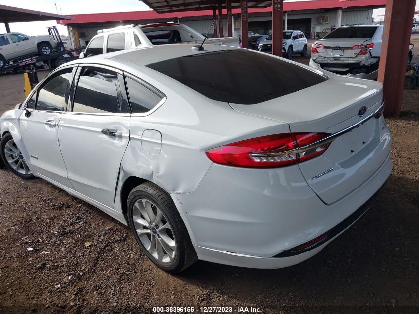 2018 FORD FUSION HYBRID SE HYBRID - 3FA6P0LU7JR173882