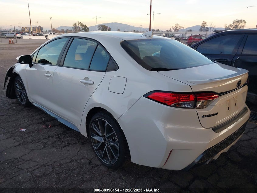 VIN 5YFS4MCE3MP092308 2021 TOYOTA COROLLA SE