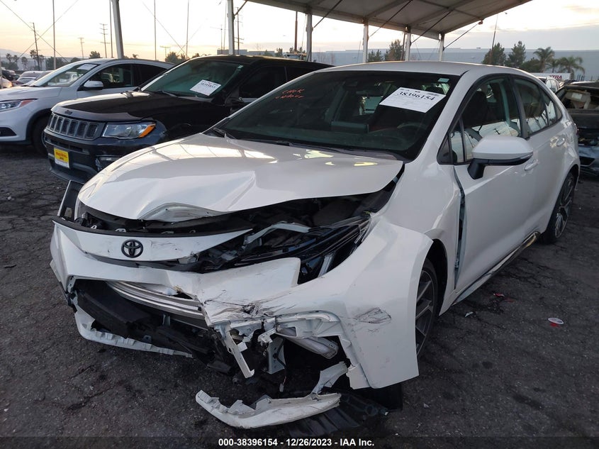 VIN 5YFS4MCE3MP092308 2021 TOYOTA COROLLA SE