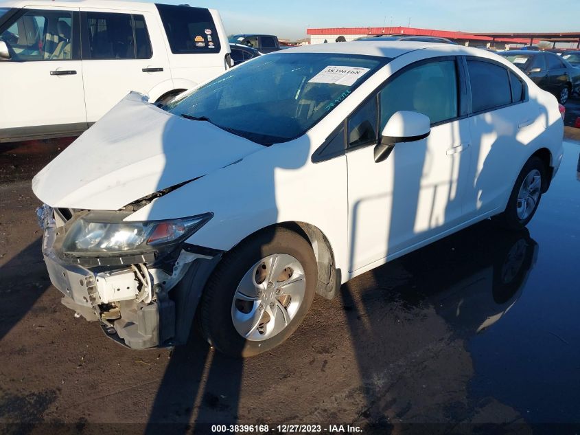 2013 HONDA CIVIC LX - 19XFB2F55DE053700