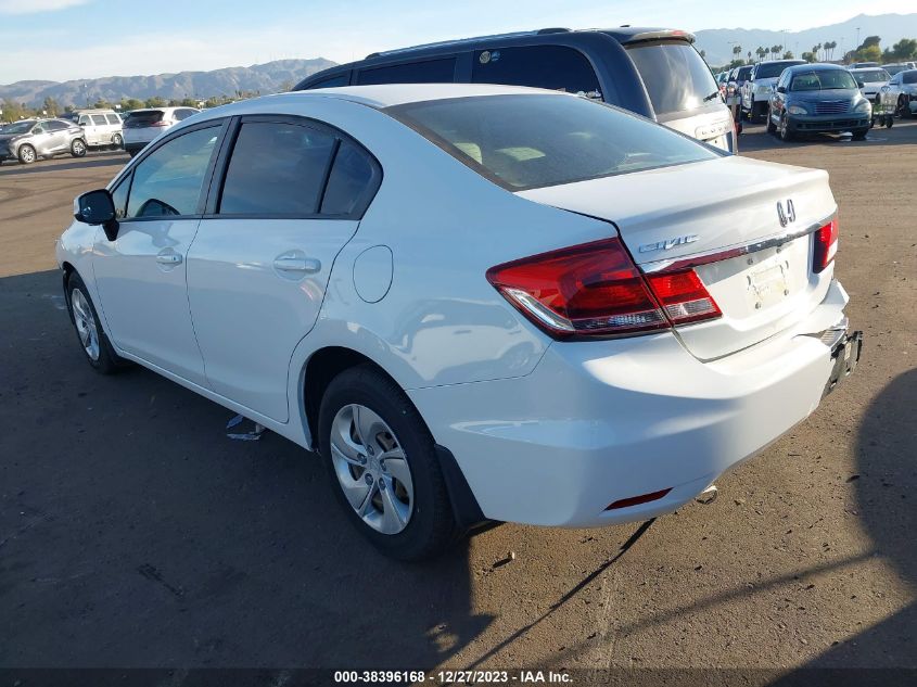 2013 HONDA CIVIC LX - 19XFB2F55DE053700