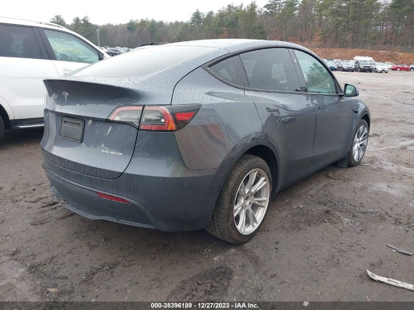 2023 TESLA MODEL Y AWD/LONG RANGE DUAL MOTOR ALL-WHEEL DRIVE - 7SAYGDEE6PA143637