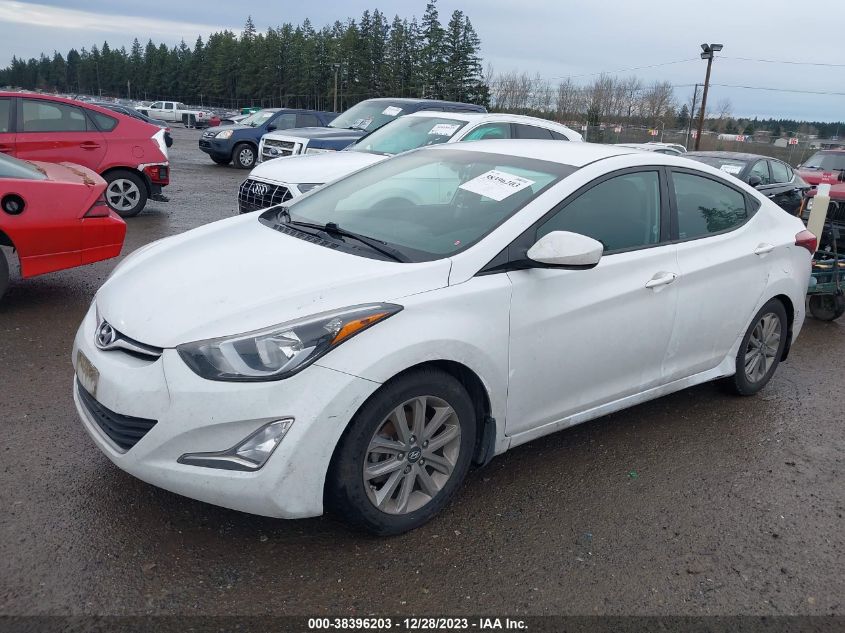2016 HYUNDAI ELANTRA SE - 5NPDH4AE9GH757780