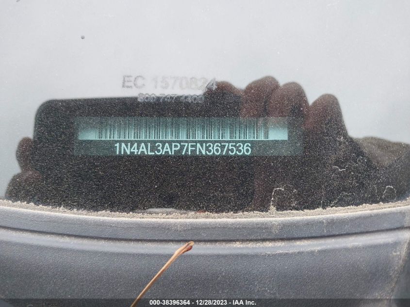 2015 NISSAN ALTIMA 2.5 S - 1N4AL3AP7FN367536