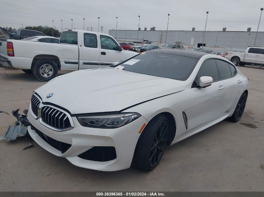 2022 BMW 840I GRAN COUPE WBAGV2C02NCG92355