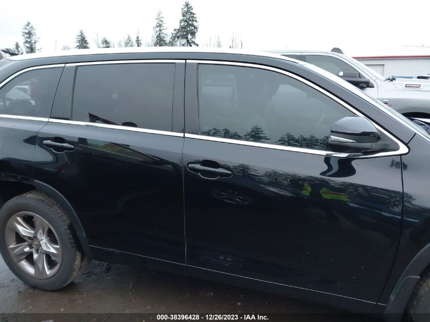 2014 TOYOTA HIGHLANDER LIMITED V6 - 5TDDKRFH6ES046014