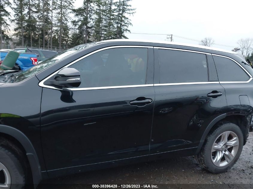 2014 TOYOTA HIGHLANDER LIMITED V6 - 5TDDKRFH6ES046014