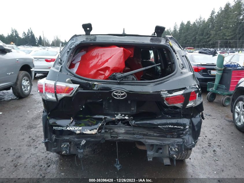 2014 TOYOTA HIGHLANDER LIMITED V6 - 5TDDKRFH6ES046014
