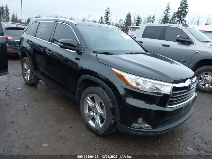 2014 TOYOTA HIGHLANDER LIMITED V6 - 5TDDKRFH6ES046014