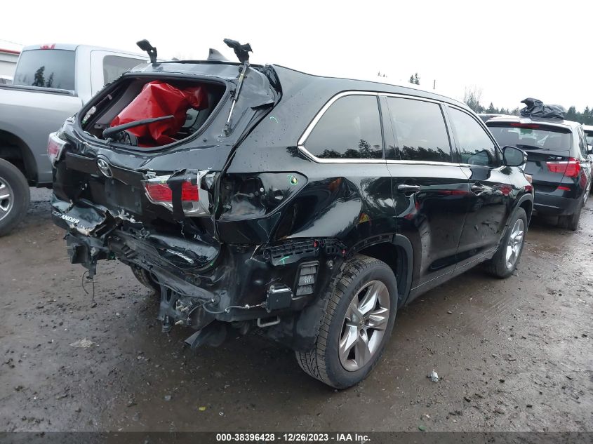 2014 TOYOTA HIGHLANDER LIMITED V6 - 5TDDKRFH6ES046014