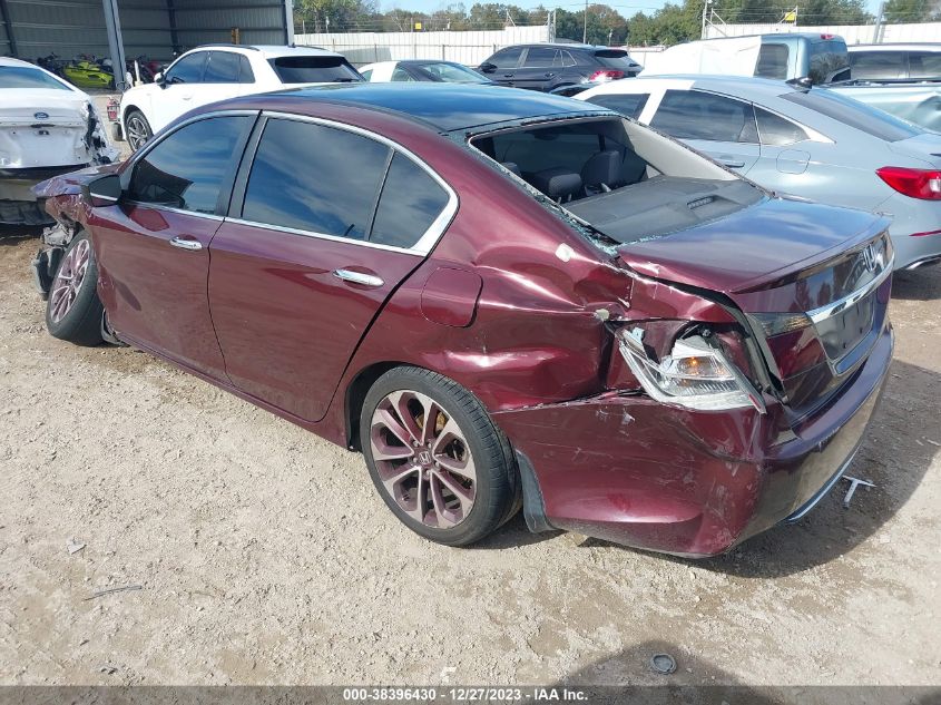 2015 HONDA ACCORD SPORT - 1HGCR2F56FA138065