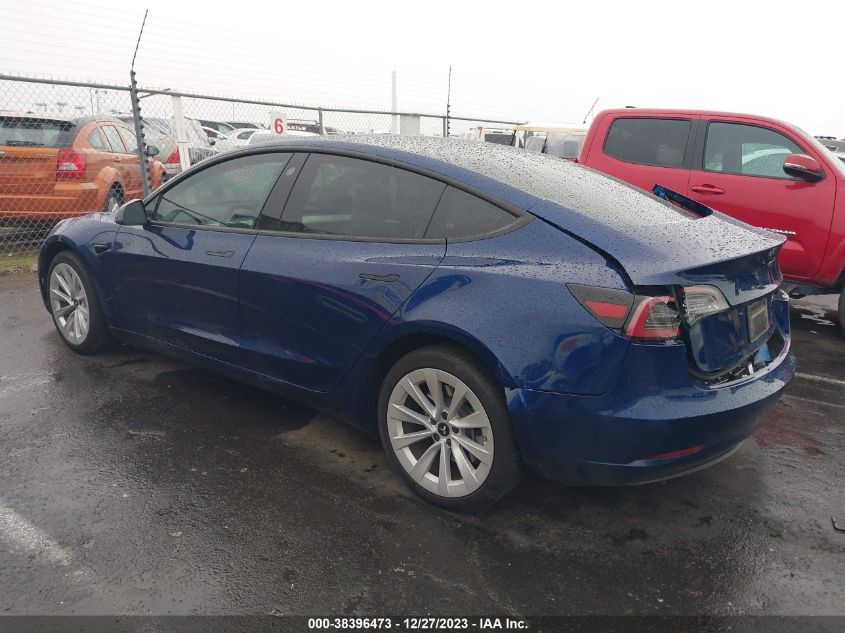 2023 TESLA MODEL 3 REAR-WHEEL DRIVE - 5YJ3E1EA4PF471909