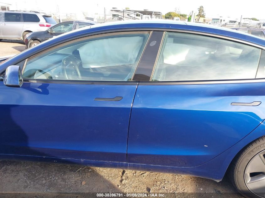 2021 TESLA MODEL 3 STANDARD RANGE PLUS REAR-WHEEL DRIVE - 5YJ3E1EAXMF876328