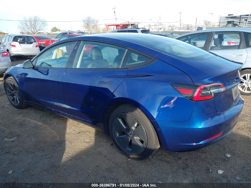 2021 TESLA MODEL 3 STANDARD RANGE PLUS REAR-WHEEL DRIVE - 5YJ3E1EAXMF876328