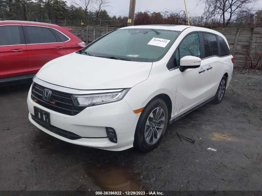 2022 HONDA ODYSSEY EX-L - 5FNRL6H76NB060506