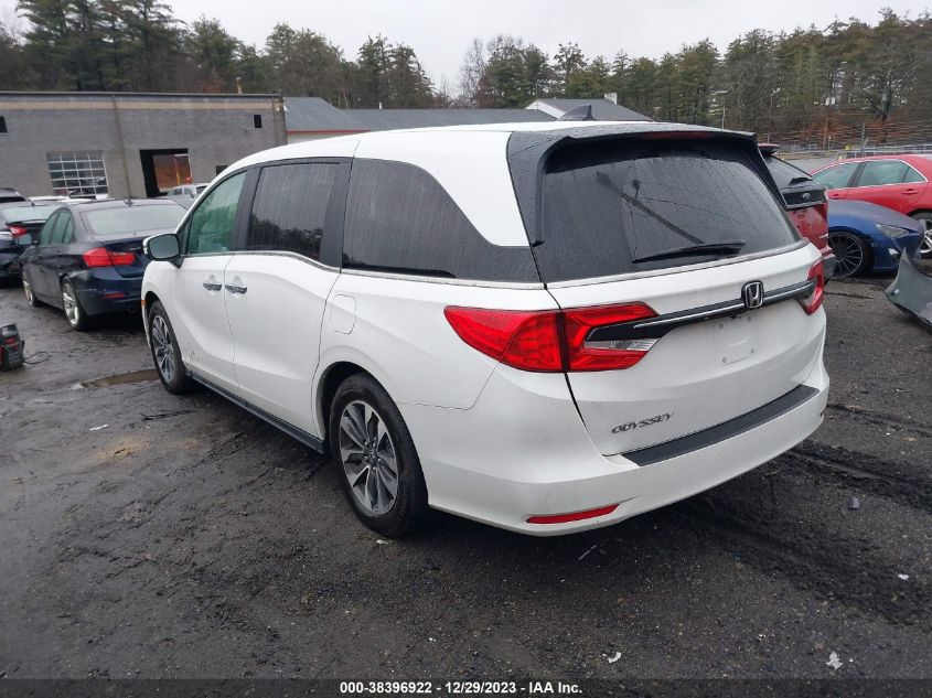2022 HONDA ODYSSEY EX-L - 5FNRL6H76NB060506
