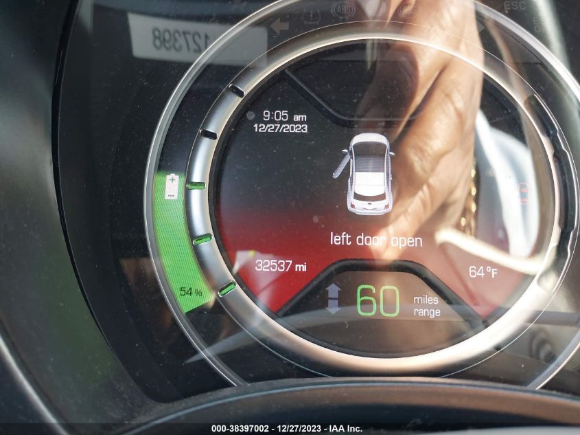 2019 FIAT 500E BATTERY ELECTRIC 3C3CFFGE3KT686318