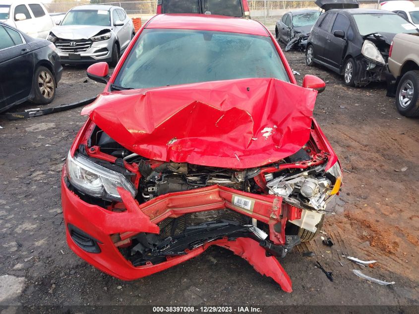 2017 CHEVROLET SONIC LT - 1G1JD5SG9H4124071