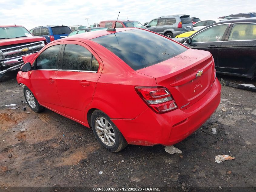 2017 CHEVROLET SONIC LT - 1G1JD5SG9H4124071