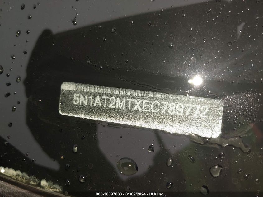 2014 NISSAN ROGUE S/SL/SV - 5N1AT2MTXEC789772