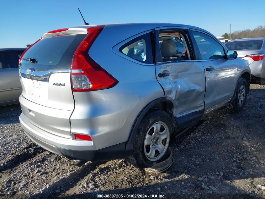 2015 HONDA CR-V LX - 5J6RM4H32FL120370