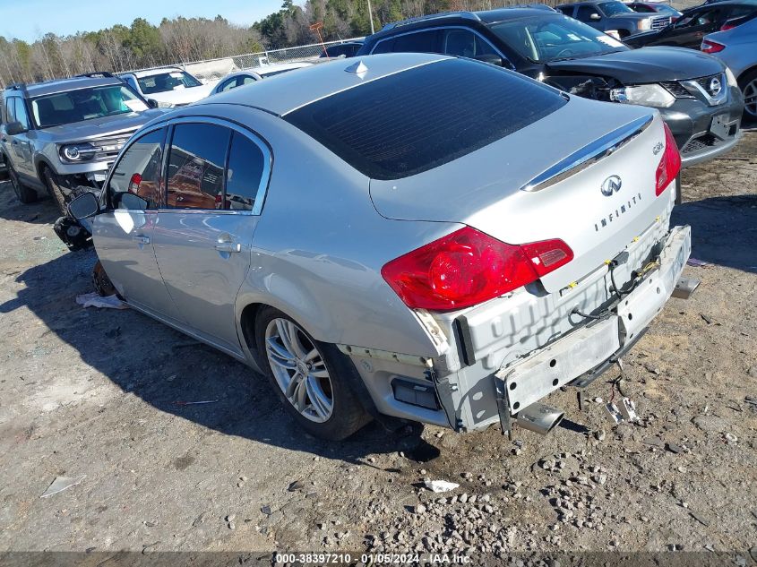 2013 INFINITI G37X JN1CV6AR1DM762933