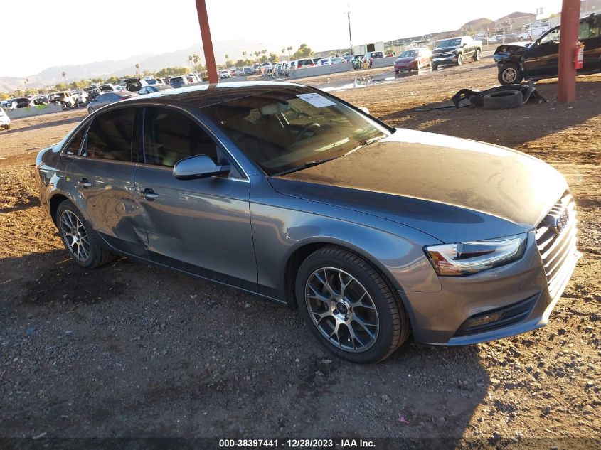 2013 AUDI A4 2.0T PREMIUM - WAUAFAFL3DA196197