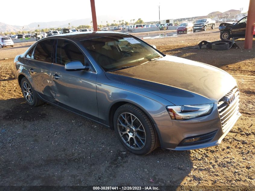 2013 AUDI A4 2.0T PREMIUM - WAUAFAFL3DA196197