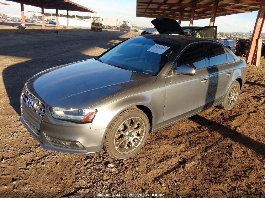 2013 AUDI A4 2.0T PREMIUM - WAUAFAFL3DA196197