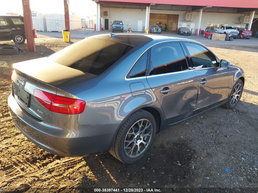 2013 AUDI A4 2.0T PREMIUM - WAUAFAFL3DA196197