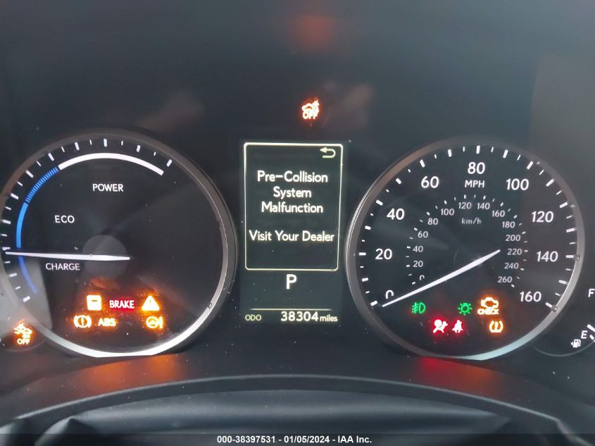 2019 LEXUS NX 300H JTJBJRBZ5K2116725