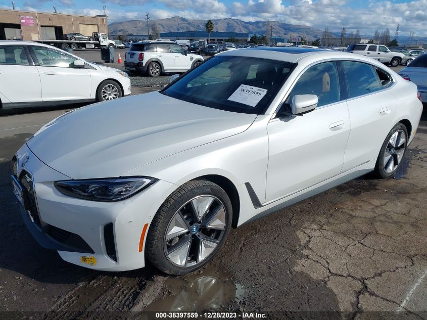 2022 BMW I4 EDRIVE40 WBY73AW03NFM94246