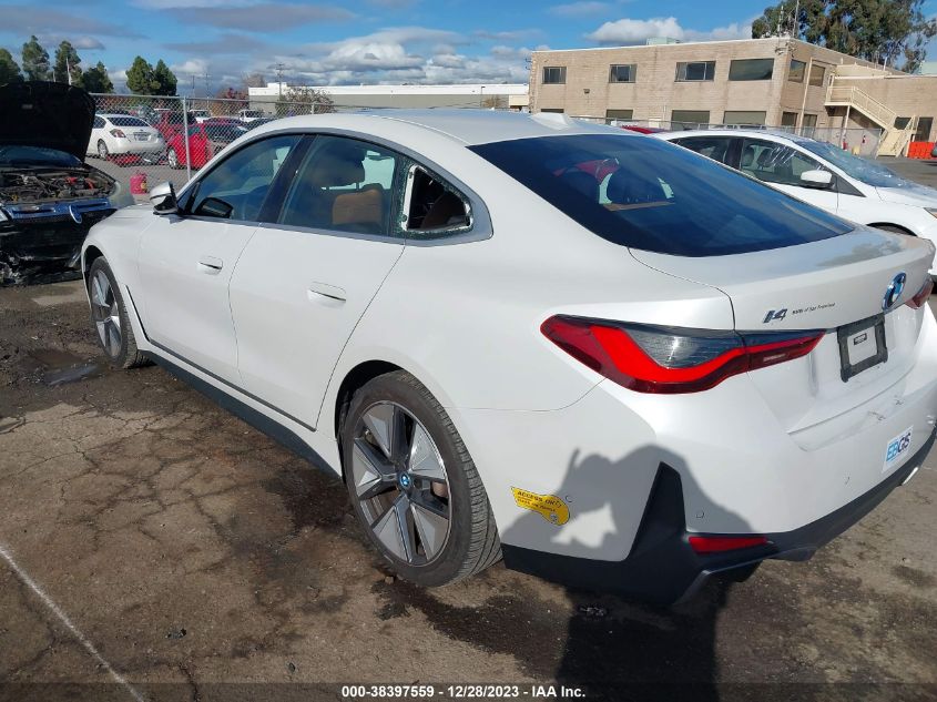 2022 BMW I4 EDRIVE40 WBY73AW03NFM94246