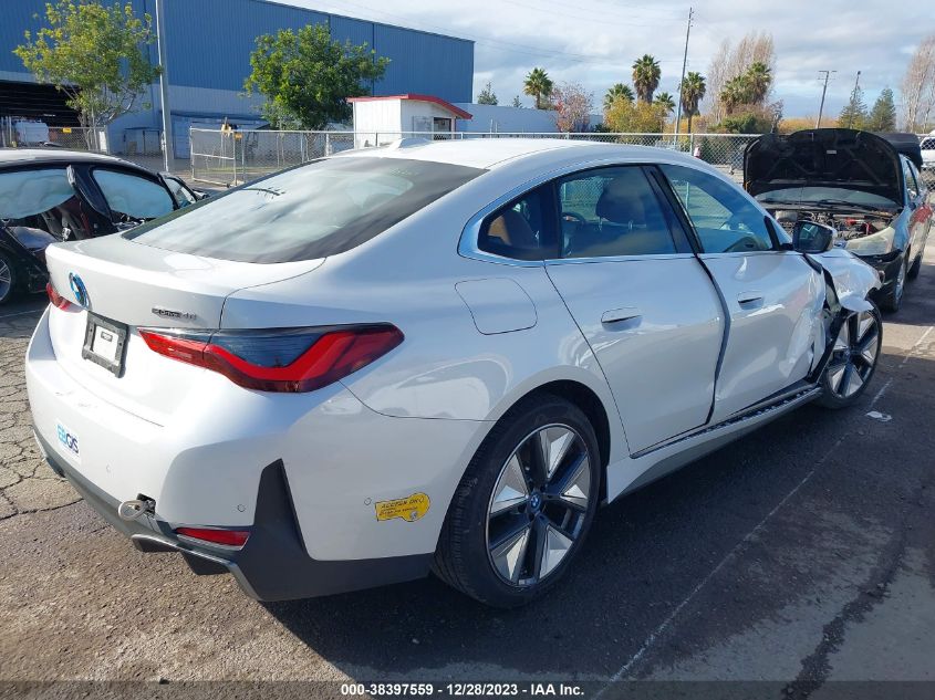 2022 BMW I4 EDRIVE40 WBY73AW03NFM94246