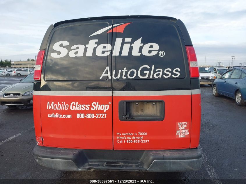 2017 CHEVROLET EXPRESS 2500 WORK VAN 1GCWGAFF2H1162337