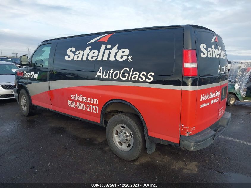 2017 CHEVROLET EXPRESS 2500 WORK VAN 1GCWGAFF2H1162337