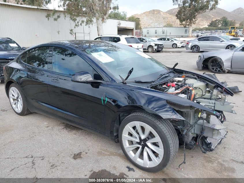 2021 TESLA MODEL 3 - 5YJ3E1EB0MF877349