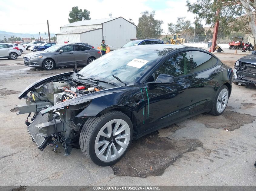 2021 TESLA MODEL 3 - 5YJ3E1EB0MF877349