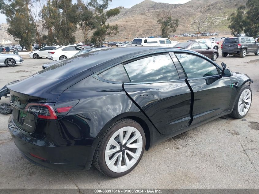 2021 TESLA MODEL 3 - 5YJ3E1EB0MF877349