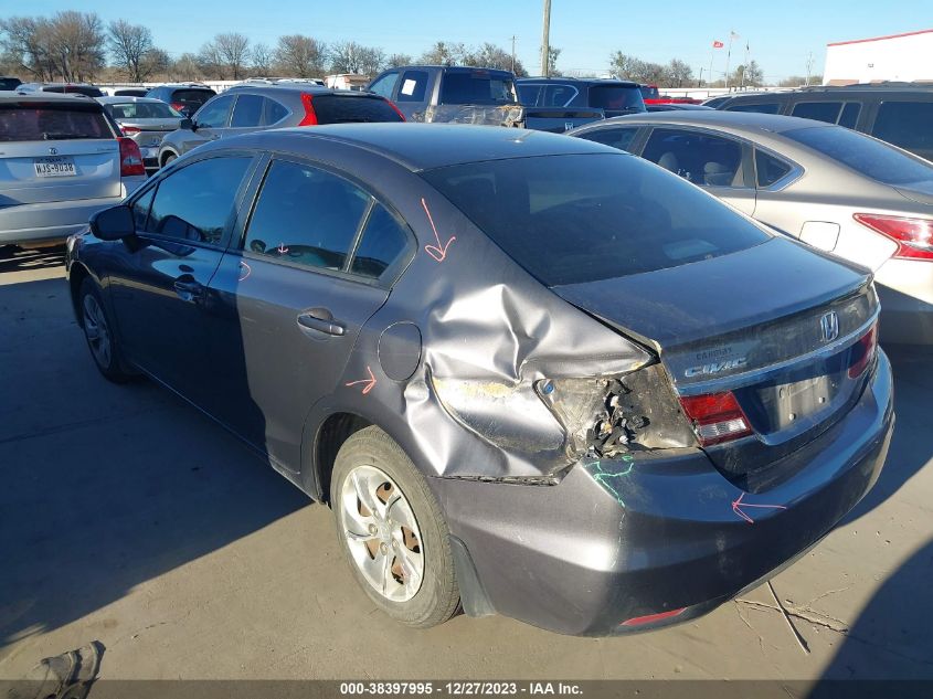 2015 HONDA CIVIC LX - 2HGFB2F59FH558602