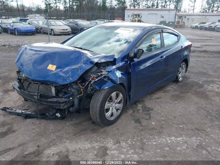 2016 HYUNDAI ELANTRA SE - 5NPDH4AE3GH779273