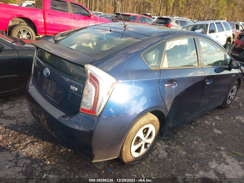 2014 TOYOTA PRIUS - JTDKN3DU7E1782002