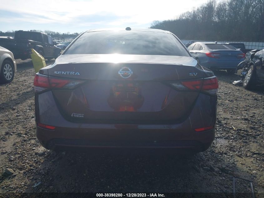 2022 NISSAN SENTRA SV - 3N1AB8CV4NY221282