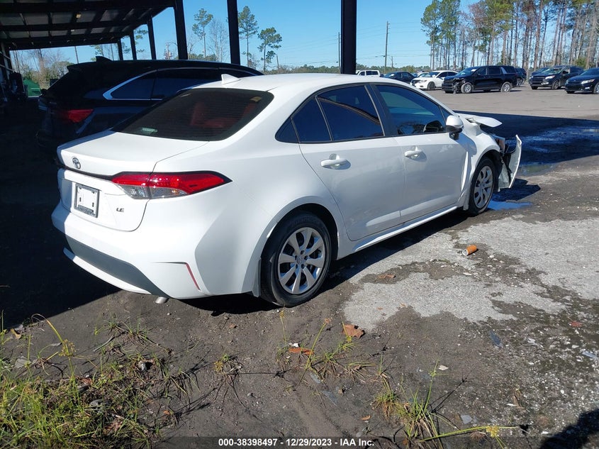 VIN 5YFEPRAE3LP049672 2020 TOYOTA COROLLA LE